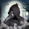 Theme Costume Halloween Medieval Plague Doctor Cosplay Come Death Doctor Schnabel Mask Cloak Cape Halloween Party Uniform Adult Men Women Q240307