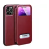 Luxury Magnetic Folio Vogue Phone Case för iPhone 15 Plus 14 13 Mini 12 11 Pro Max XR XS Hållbara robusta fulla skyddande mjuk stötfångare äkta läderkickstandskal