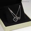 ketting Nieuwe klassieke mode hanger ketting voor dames Klavertje vier hanger ketting Hoge kwaliteit ketting designer sieraden 18K verguld meisje cadeau