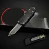 Jufule Mini Combat Tactical Automatic Knife Bounty Hunter Aluminum Alloy CNC D2 Blade Wallet Pocket Knives Micro 204p Exocet Tech Auto Knifes