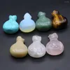 Pendant Necklaces 3 Pcs Lucky Bag Shape Random Healing Crystal Stone Pendants Agate Charms For Making Jewelry Necklace Gift