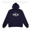 Men's Hoodies & Sweatshirts designer 2023 Designer Hooded Letter Print Oversized Hoodie Cotton Jumper Clothes Sweatshirt Be Nice France Paris TFHE