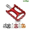 Bike Lights Wellgo Original M111 Quick Release Non quick Bicycle Pedals Road Ultralight Pedal MTB Cycling Bearing 231010