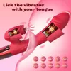 Vibrador de punto G para mujeres clítoris pezón lamiendo clítoris estimulador de productos para adultos juguetes sexuales para mujer pareja masturbación femenina