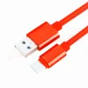 Ткань -плетеные шнуры толще типа C Кабели C Micro 5pin OD5.0 Нейлоновый USB Кабель зарядного устройства для Samsung S4 S6 S7 Edge HTC LG Sony