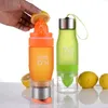 Tumblers 650ml Water Bottle Squeezed Juice Lemon Fruit Infuser Drinkware For Outdoor Sports My Shaker Drinking 231010