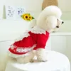 Vestuário para cães pequeno vestido de princesa outono inverno gato moda desinger roupas pet bonito saia filhote de cachorro camisa doce chihuahua pomeranian poodle