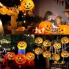 その他のイベントパーティー用品ハロウィーンパンプキンランタンバルーンは、暗いインフレータブルおもちゃハロウィーンパーティーの装飾Q231010で明るい子供たちが光る光の輝く風船を導いています