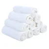 Serviettes Robes born baby Blanc 6 Pack Débarbouillettes de bain douces pour bébé Serviettes 100% bambou 10 "x 10" Cadeaux parfaits pour bébé Kit de bain de voyage pour bébé 231010