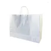 Gift Wrap 20 Pcs/lot Holiday Recyclable Package Bag Multifuntion Kraft Paper Bags With Handle Multicolor Optional Party 42 31 13cm