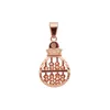 Pendants 585 Purple Gold Gourd Abacus Pendant In Plated 14K Rose Ethnic Style Hollow Out Charm Party Jewelry For Women Gift