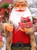 Рождественские украшения Кукла Санта-Клауса 60 см Рождественская кукла Годовой подарок Веселые рождественские украшения для дома Украшения Natal Navidad 231010