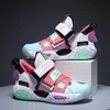 Sneakers Kinderbasketbalschoenen voor jongens meisjes Antislip sportschoenen voor kinderen Lichtgewicht buitensneakers Trainers Schoenen 231009