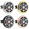 Pendanthalsband Lucky Hand 30mm Essential Oil Car Vent Clips Parfym Locket Diffuser 10Padspendant Heal22285R