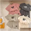 Kledingsets Kinderbabykleding Designer Ess-sets Essentiële jongens Trainingspakken Meisjes Kind Jeugd Peuter T-shirts Broeken Zuigelingen Kinderen Sh Dhpbr