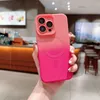 Étuis dégradés de chargement sans fil magnétiques pour iPhone 15 14 Plus 13 Pro Max 12 11 Soft TPU Luxury Fashion Dual Color Hybrid Color Fine Hole Camera Lens Protector Cover