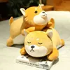 Poupées en peluche 1pc belle gros Shiba Inu Corgi chien jouets en peluche doux Kawaii Animal dessin animé oreiller cadeau pour enfants bébé enfants 231009