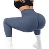 Completo da yoga Legging a costine Senza cuciture Vita alta Pantaloni push up sexy da palestra Legging fitness Controllo della pancia Allenamento da corsa Collant 231010