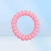 Cordon de fil de téléphone coloré, support de queue de poney, gomme de bonne qualité, corde de cheveux élastique pour filles, Bracelet couleur bonbon 18 couleurs 5764245