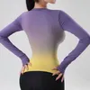 Camisas ativas nuvem ascensão mulheres manga longa camisa de yoga para outono inverno casa blusa sexy esportes ginásio topo correndo t-shirts fitness esportiva