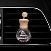 Compactos recarregáveis carro perfume ventilação clipe auto saída de ar garrafa remover odor difusor de óleo essencial aroma fragrância difusor