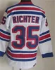 Retro Hockey Vintage 36 Glenn Anderson Jersey CCM 35 Mike Richter 10 Ron Duguay 22 Mike Gartner 23 Jeff Beukeboom Classic Retire 91-92 75th Anniversary Tymbroidery