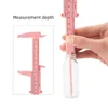 Eyebrow Tools Stencils 10PCS 150mm Eyebrow Stencil Microblading Ruler Clear Scale Stencil Guide Measuring Tool for Tattoo Eyebrow Shape Assist 231007