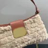 Chaînes Sac Fluffy Mode Épaule Designer Marque Sacs Fourre-Tout De Luxe Cross Body Sac À Main De Haute Qualité Sac Femmes Lettre Bourse Téléphone Portefeuille Plaine