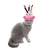 Dog Apparel Cosplay Headwear Accessory Birthday Cake Party Costume Beanies Hat Headdress Pet Cap Cat