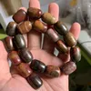 Pärlor Natural Picasso Jasper Stone för smycken som gör armband kvinnor 15 '' Nålarbete distans DIY -prydnad