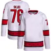 Hockey personnalisé 8 Brent Burns Jersey Reverse 37 Andrei Svechnikov 82 Jesperi Kotkaniemi 24 Seth Jarvis 76 Brady Skjei 88 Martin Necas 20 Sebastian Aho Kids Lady Man