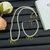 CLNE Necklace Designer Jewelry Original Quality Letter Pearl Necklace Feminine Style High Grade Small Fragrance Neckchain Light Luxury