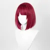 Oshi No Ko Arima Kana Cosplay Wig Short Bobo Wig Red Mixed Pink Wig Cosplay Anime Cosplay Wigs Heat Resistant Synthetic Wigcosplay