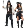 Themakostuum NIEUW Carnaval Halloween Caribische Piraten Paarkostuum Kapitein Huntress Clubwear Speelpak Cosplay Fancy Party Dress x1010