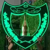 Dom Perignon Champagne Bottle Presenter LED Shield VIP Service Glorifier Neon Sign for DJ Disco Events Party Lounge Night Club