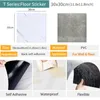 Wall Stickers OKB 20pcs 3030cm PVC Flat Imitation Marble Tile Floor Selfadhesive 3D Waterproof Bathroom Decals 231009