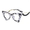 Occhiali da sole 2023 Fashion retro gatto occhiali anti -blu luminosi per donne venate limpidi occhiali per computer ladies lentes de sol mujer