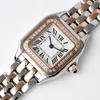 Femmes pour dames montre montre à quartz carrée en acier inoxydable boucle pliante femmes montres en or Montre de luxe montres-bracelets de créateurs