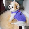 Hundekleidung wie Daddy und Mama Welpe T -Shirt Feste Farbe kleiner Baumwoll -Haustier -Kleidungsstoffe Outwear Outwear Ganze