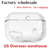 För AirPods 2 Pro Air Pods 3 Airpod Headphone Accessories Solid Silicone Cute Protective Earphone Cover Apple Wireless Charging Box Sock Proof Case