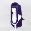 Oshi No Ko Hoshino Ai Peluca de cosplay Peluca larga de color púrpura oscuro Cosplay Pelucas de anime Cosplay Pelucas sintéticas resistentes al calor Hoshino Ai Wigcosplay