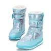 Bottes Enfants bottes de neige en peluche chaud bébé enfant en bas âge bottes filles chaussures fourrure chaude imperméable antidérapant garçons bottines enfant chaussures d'hiver 231009