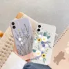 Cell Phone Cases Luxury Fashion Flower Transparent Case For iPhone 12 14 15 Pro Max Mini 11 13 X XS XR 7 8 Plus 6 6S SE 3 2020 2022 Cover 231010