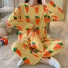 Frauen Nachtwäsche Frühling Herbst Long Pyjamas Sets Frauen Mädchen Mode Feuchtkunst Seiden Home Kleidung