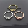 Moda francese Mesik Lucky anello con diamanti in movimento coppia bracciale da donna con diamanti pieni collana da sposa gioielli firmati MESK-048