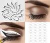 メイクアップツールSdotter Eye Makeup Stencils Eyeliner Stencil Mold Template Shaping Tools Eybrows Eyo Shado Eye Makeup Template Tool Stick 231007
