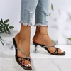 Chinelos sandálias amarelas mulheres moda salto alto senhoras sapatos verão sexy slides ao ar livre 2023