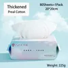 Tkanka 80 liczba jednorazowe ręcznik do twarzy Ultra miękkie mycie czyszczenie bawełnianego tkanki do usuwania suchych chusteczek 231007