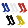 Sports Socks 1 Pair Football Sports Socks Long Over Knee Towel Bottom Legging Soccer Adults Breathable Fashion Hosiery Training Red 231009