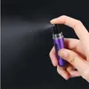 Bouteilles de parfum de pulvérisateur de pompe de remplissage inférieure portative de 5 ml en aluminium Mini huile essentielle tubes à essai d'échantillon vides atomiseurs testeur d'essai d'emballage cosmétique de voyage